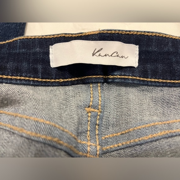 Kancan Mid Rise Frayed Hem Ankle Skinny Jeans - 25 x 27 - Picture 10 of 12